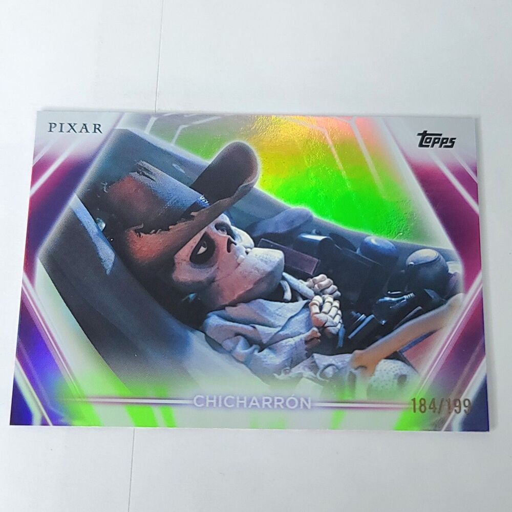 Chicharron Topps 2026 Disney Neon Holo Parallel Refractor Limited 184/199
